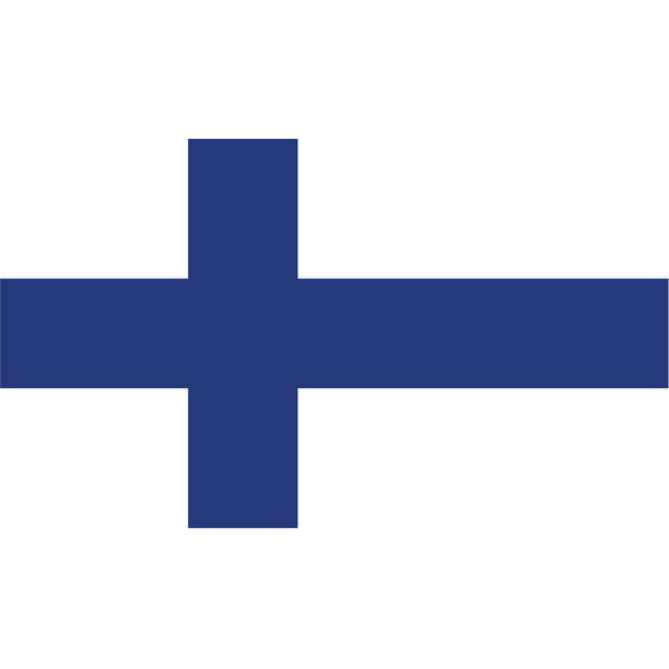 2 Finland Flag Decals Stickers